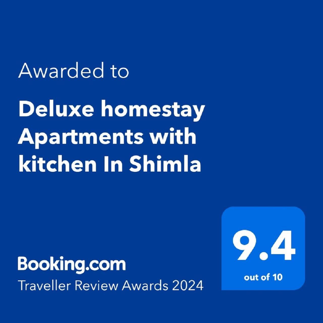 Deluxe Homestay Apartments With Kitchen In Shimla Exterior photo